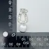 Venda Direta da Fábrica Pulseira com Pingente de Laço de Liga DIY Charme Acessório Pequeno para Roupas Femininas Puxador Prateado