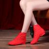 Botas altas de jazz, zapatos de baile moderno, zapatos de suela blanda para adultos, zapatos de entrenamiento corporal para niños, zapatos de ballet para hombres y mujeres, zapatos de yoga
