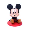 Muñeco de cabeza que se mueve decoración de pastel cascabel kt Mickey Minnie belleza Oso Negro dibujos animados infantiles Feliz Cumpleaños