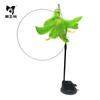 Venta caliente transfronteriza exclusiva de Aifeiniao, mejora de epoxi, ventosa de alambre de acero, varilla larga, pluma, divertido palo para gato, juguete para gato auto-saludable