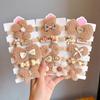 Marrón leche felpa infantil banda de goma bolas para niñas cabeza no duele pelo elástico buena niña dulce tocado accesorios para el cabello anillo para el pelo