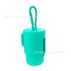 Dispensador Personalizado de Sacos de Lixo para Pets em Silicone Impressão de Logo Caixa de Armazenamento para Passeio de Cachorro Caixa de Sacos de Fezes a Laser