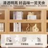 Librero de Madera Maciza de Combinación Libre Gabinete de Almacenamiento Modular Almacenamiento de Pared Integrado Gabinete Bajo Estante de Exhibición de Piso