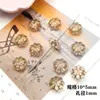 Acrílico Transparente Chapado en Oro Múltiples Estilos Colección DIY Pulsera de Abalorios Hecha a Mano Materiales Ropa Zapatos Accesorios Cuentas Sueltas