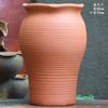 Pote Grande Queimado de Vegetais de Cerâmica Vermelha Vintage Feito à Mão Vaso de Flores Carnudas Cerâmica Grossa Pote Grande de Rosa Cerâmica Vaso Alto para Plantas Verdes Bougainvillea