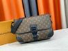 26 Años m L Bolso para Hombre, Bolso para Mujer, Bolso Cruzado de un Solo Hombro, Bolso para Cámara Tres en Uno, Bolso de Mano, Cuero Genuino, Versátil, Retro