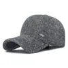 Gorro de Invierno para Hombre Estilo Nacional Etiqueta Metálica Cálido para Mediana Edad y Personas Mayores Gorro de Pato Papá para Exteriores Resistente al Viento Protección para los Oídos Resistente al Frío Gorro de Algodón