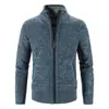 Otoño e invierno 2023 nuevo cárdigan transfronterizo para hombre talla grande suéter grueso Amazon Moda cuello alto suéter multicolor