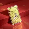 Adesivos adesivos personalizados de ouro puro 2mg para celulares para o Ano da Ovelha, cartões dourados para prosperidade, brindes promocionais festivos