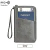 Nuevo Monedero Antimagnético RFID Transfronterizo con Cremallera, Bolsa para Pasaporte, Bolsa para Documentos, Bolsa para Boletos, Bolsa para Cosméticos, Billetera Multifuncional para Pasaporte