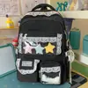Mochila de Encaje con Forma de Estrella de Leche en Polvo Estilo Coreano con Ambiente de Bosque para Estudiantes de Secundaria, Preparatoria y Universidad