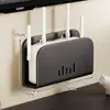 Suporte para Roteador Sem Furos Suporte para Decodificador Wifi Suporte de Armazenamento de Parede Suporte para Caixa de Armazenamento de Parede
