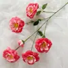Venta Directa de Fábrica de Flores de Osmanthus Artificiales de 6 Cabezas para Arreglos Florales DIY de Boda y Hogar, Flores de Seda para Decoraciones de Festivales, Paredes de Flores y Venta al por Mayor para Bodas
