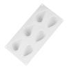 Molde de silicona para mousse de amor de 6 piezas estilo francés, molde de silicona para pastel con forma de corazón de dos piezas para hornear DIY, entrega