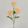 Arranjo de Chão com Flores Artificiais Cor de Champanhe, Rosa de Casamento, Hortênsia, Material de Flores para Corredor de Teto, Arranjo de Decoração para Auditório