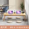 Escritorio de Cama de Bambú Perezoso para Dormitorio Plegable Pequeña Mesa Mesa Kang de Madera Maciza Mesa de Estudio para Estudiantes Mesa Simple para Ventana de Bahía