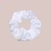 Scrunchies de tecido acetinado de 40 cores, transfronteiriços europeus e americanos, elásticos de cabelo Amazon, faixas elásticas, acessórios de cabelo da moda