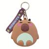Nuevo Lindo Llavero Monedero de Capibara Venta al Mayoreo Mini Bolsa de Almacenamiento para Niños Colgante Pequeño Regalo para Niñas