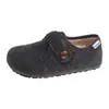 Sapatos de Algodão Pelúcia Quente Estilo Feminino Uso Externo 2026 Novo Estilo Outono/Inverno Retro Plus Veludo Solado Grosso Mocassins Sapatos Birkenstock para Mulheres