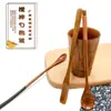 Cucharas al por mayor con mangos largos, Cucharas de abeja hechas a mano, Cucharas mezcladoras creativas, Estilo japonés, Soporte para personalización de muestras, Yuanhao