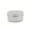 Caja/Lata Redonda de Aluminio Roscada 50g, Lata para Té, Lata para Velas, Empaque Cosmético, Varios Tamaños, Grandes Cantidades en Stock
