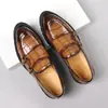 Amazon Aliexpress Popular Transfronteiriço Tamanho Grande 48 Gorro Respirável Sapatos Sola Grossa Moderno Slip-On Casuais Mocassins