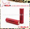 Bateria original importada da Coreia do Sul LG HE2 18650 2500MAH 20A de alta potência de descarga contínua
