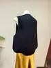 Nuevo Chal Sin Mangas de Diseño Elegante Retro Chino con Sentido del Diseño Otoño 2026 Nuevo Chal Estilo Chino Cuello Redondo Moda Versátil