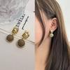 Aretes Maillard Diseño Único de Moda Aretes Maillard de Alto Sentido Aretes Vintage de Lujo Ligero para Combinar con Todo