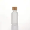 Frasco de Óleo Essencial de 10ml Grão de Madeira Círculo Transparente Frasco Dispensador de Óleo Essencial Salão de Beleza Portátil Frasco Conta-gotas Dispensador de Essência de Maquiagem