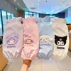 Mangas Protetoras Infantis Anti-Sujeira Sanrio com Bordado de Desenho Animado, Estilo Coreano, Protetores de Manga Unissex para Bebê, Outono Anti-Manchas
