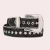 Cinto Moderno com Strass para Mulheres, Cinto Personalizado Estilo Ins com Lantejoulas Vazadas, Cinto Versátil da Moda para Cintura Baixa para Mulheres
