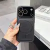 Adequado para iPhone 17 Pro Max, Transforma-se Instantaneamente em uma Janela Grande com Capa de Celular com Textura de Couro, Capa Protetora Simples para Apple 16/15, Transfronteiriço