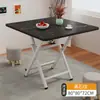 Mesa plegable, mesa de comedor cuadrada, mesa pequeña para uso doméstico, alquiler de apartamentos pequeños, mesa de comedor sencilla, mesa cuadrada
