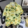 Camisa Casual Floral Estilo Hawaiano Tailandés para Hombres Mujeres Verano Relajada Songkran Playa Floral Camisa de Pareja Tendencia