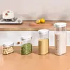 Pote Selado para Lanches Grau Alimentício à Prova de Umidade à Prova de Poeira Caixa de Armazenamento Pote de Armazenamento Cozinha Plástico Transparente Pote de Armazenamento de Grãos