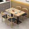 Tienda de Snacks, Barbacoa, Desayuno, Comida Rápida, Juego de Mesa y Sillas para Comedor, Té de Leche, Tienda de Postres, Mesa de Restaurante, Tipo Económico Comercial