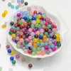 4/6/8/10mm Jade Sintético Calcedônia Contas de Vidro Furo Reto Contas Redondas Contas Soltas Materiais para Pulseira Colar de Contas Feito à Mão DIY
