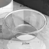Lavabo Transparente Engrosado de Lujo y Estilo para Uso en el Hogar, Lavapiés, Lavabo para Lavado de Cabello en Dormitorio, Cubeta Grande de Plástico