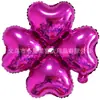 Globos de Papel de Aluminio Fiesta de Cumpleaños Ceremonia de Apertura Arco Globos de Cuatro Ruedas Globos de Boda - Nueva Decoración de Trébol de Cuatro Hojas