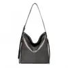 Bolsa de Hombro de Venta Caliente Transfronteriza Comercio Exterior Al Por Mayor Bolsa Grande Simple Práctica Tacto de Alta Gama Cuero Suave Bolsa para Viajar Simple para Mujer