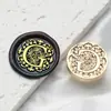 Sello de Cera con Sello de Cabeza Serie de Letras Barrocas 2.5cm Cabeza de Cobre 26 Letras Inglesas para Sello de Sellado de Diario