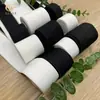 1.0-6.0cm Negro y Blanco Engrosado Banda Elástica Imitación Nylon Banda Elástica Cepillada Ajustada al Cuerpo Cintura Peluca Tejido Elástico