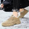 Inverno novas botas de neve dos homens forrados de lã sapatos de algodão quente Botas de algodão retrô britânico sapatos de ferramentas de negócios dos homens sapatos da moda masculina