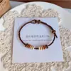 Pulseras de Seguridad con Cuentas Semi-Terminadas de 2 mm, Adecuadas para Enhebrar Cuentas de Transferencia Doradas, Pulseras Tejidas Puramente Hechas a Mano para Mujeres, Mayoreo