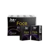 Papel de Lenço Jierou Face Negra Portátil Super Mini com Cheiro de Colônia Lenço Facial 4 Camadas 6 Folhas 24 Pacotes Atacado Frete Grátis