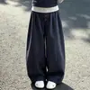 2026 Estilo Coreano Primavera y Otoño Niños Niñas Pequeñas Tela de Algodón Lavado Pantalones de Pierna Torcida Pantalones Largos Nuevo Estilo