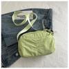 Invierno 2024 Nuevo Estilo Coreano Simple Artístico Gran Capacidad Color Sólido Casual Estilo Japonés Distintivo Bolso de Hombro Cruzado
