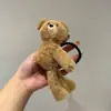 Presilha de Cabelo de Pelúcia Ursinho Fofo Boneca de Desenho Animado Estilo Menina Estilo Ins Presilha de Garra para Parte de Trás da Cabeça Novo Acessório de Cabelo Outono e Inverno