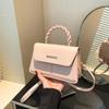 Bolso de Mujer de Aspecto Sofisticado 2025 Verano Nuevo Estilo Simple Casual Bolso Cruzado de Aspecto Sofisticado Versátil Elegante Bolso Cuadrado Pequeño